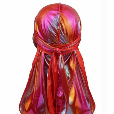a-4 Laser zijde imitatie lange-tailed Pirate Hat Hip-hop Cape hoed Headkerchief