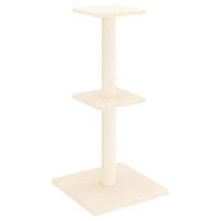 VidaXL Kattenmeubel met sisal krabpalen 73 cm crèmekleurig - thumbnail