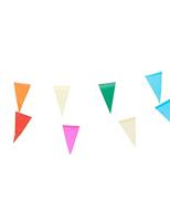Papieren vlaggenlijn meerkleurig (10m) - thumbnail