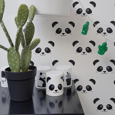 Noordwand behang fabulous world panda wit