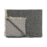 Vandyck HOME 81 Plaid 130 x 220 cm - Anthracite - thumbnail