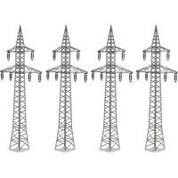 Kibri 38533 H0 Deco-set elektriciteitsmasten (4 stuks) - thumbnail