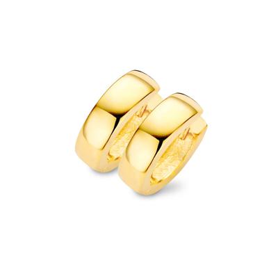 New Bling 9NB-0074 Oorringen zilver 15 x 4,5 mm goudkleurig New Bling 9NB-0074 Oorringen zilver 15 x 4,5 mm goudkleurig