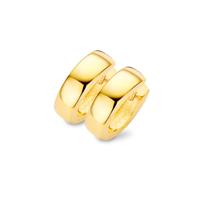 New Bling 9NB-0074 Oorringen zilver 15 x 4,5 mm goudkleurig - thumbnail