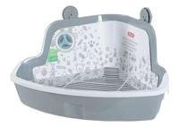 Zolux hoektoilet knaagdier grijs - thumbnail