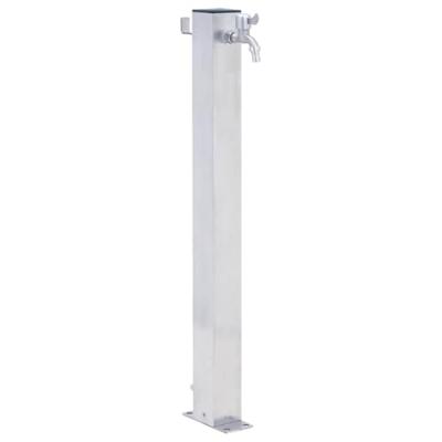 VidaXL Waterzuil vierkant 60 cm roestvrij staal VidaXL Waterzuil vierkant 60 cm roestvrij staal