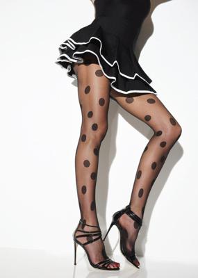 Charleston panty - Zwarte retro stippen & Italiaanse flair