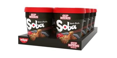 Noodles nissin soba chili cup | 8 stuks