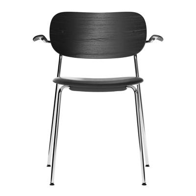 Audo Copenhagen Co Chair armstoel chroom gestoffeerd Dakar 0842 Audo Copenhagen Co Chair armstoel chroom gestoffeerd Dakar 0842