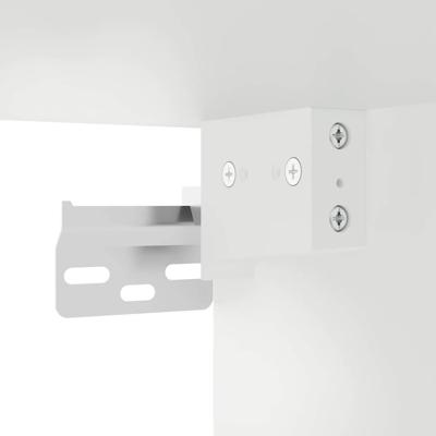 Keukenbovenkast met glazen deur Kalmar bewerkt hout wit
