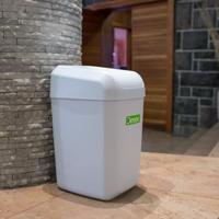 Afvalemmer Denox Wit 30 L - thumbnail