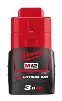 Milwaukee m12 b3 accu (12 v / 3,0 ah) - 4932451388 - thumbnail