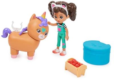 Gabby's Poppenhuis speelgoedfigurenset Gabby en Kiho de kittenhoorn - thumbnail