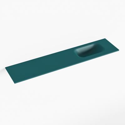 MONDIAZ EDEN Smag solid surface inleg wastafel voor toiletmeubel 100cm. Positie wasbak rechts