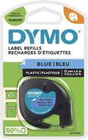 Dymo LetraTAG tape 12 mm, plastic blauw - thumbnail