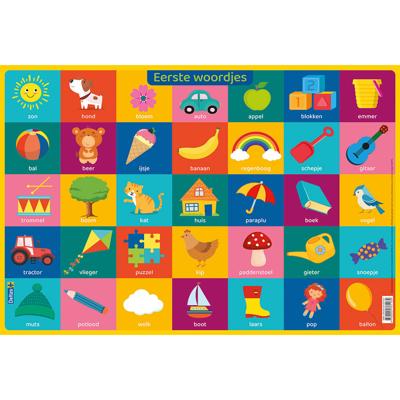 Deltas Educatieve onderleggers preschool - eerste woordjes