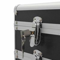 Make-up trolley aluminium zwart - thumbnail