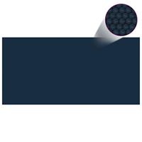 VidaXL Zwembadfolie solar drijvend 450x220 cm pe zwart en blauw - thumbnail