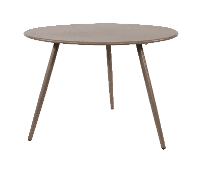 Bijzettafel Rafael metaal taupe 60 cm Bijzettafel Rafael metaal taupe 60 cm