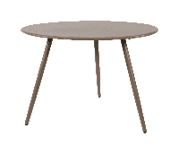 Bijzettafel Rafael metaal taupe 60 cm - thumbnail