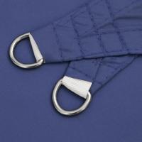 Schaduwdoek vierkant 4x4 m oxford stof blauw - thumbnail