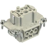 HARTING 09330062701 Businzetstuk Han® E 6 + PE Schroeven 1 stuk(s) Piece - thumbnail
