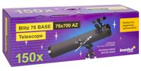 Levenhuk Blitz 76 BASE 76mm Newtonian Reflector Telescope for Amateurs and Beginners with Tripod and Extended Accessories Set - thumbnail