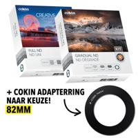 Cokin Full ND & Gradual ND pack incl. 82mm adapterring - thumbnail