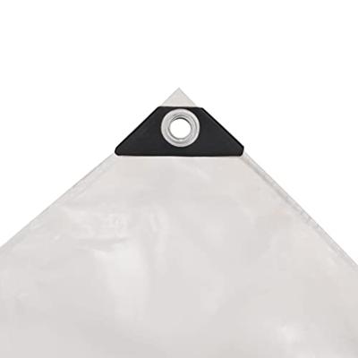 Dekzeil 650 g/m² 6x8 m wit - thumbnail
