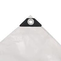 Dekzeil 650 g/m 6x8 m wit - thumbnail