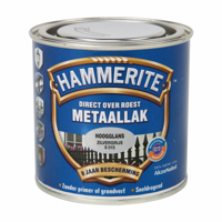 Hammerite Metaallak Direct over Roest Hoogglans - S015 Zilvergrijs - thumbnail