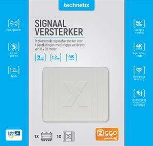 Technetix TN-FRA-752X Versterker 5 - 1218 Mhz 4 Uitgangen