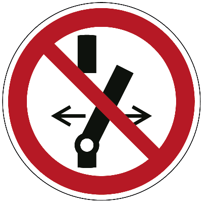 Niet schakelen - Ø 100 mm - Kunststof bord Niet schakelen - Ø 100 mm - Kunststof bord