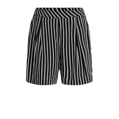 WE Fashion gestreepte loose fit short zwart/wit WE Fashion gestreepte loose fit short zwart/wit