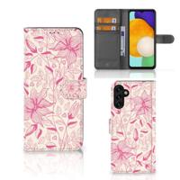 Samsung Galaxy A04s | Samsung Galaxy A13 5G Hoesje Pink Flowers - thumbnail