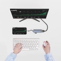 ACT USB-C 4K multiport adapter voor 2 HDMI schermen, USB-A datapoort - thumbnail