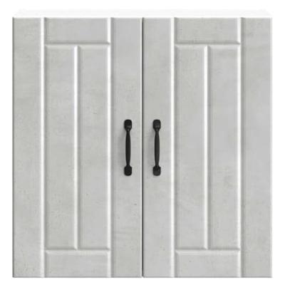 Keukenwandkast Lucca bewerkt hout betongrijs