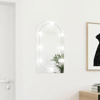 VidaXL Spiegel met led-verlichting boog 70x40 cm glas - thumbnail