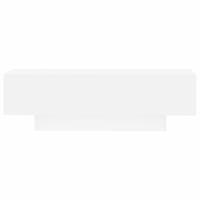 Salontafel 100x49,5x31 cm bewerkt hout zwart - thumbnail