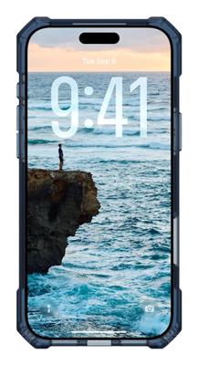 Urban Armor Gear Case Apple iPhone 17 Pro Max Blauw, Transparant