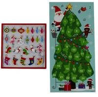 Adventkalender met stickers set van 25 | 24 stuks - thumbnail