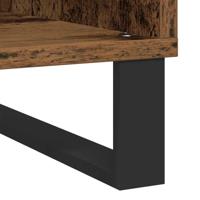 Platenkast met plank Oud hout 85 x 38 x 89 cm Bewerkt hout - thumbnail