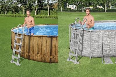 Bestway Zwembadladder Flowclear met 4 treden 122 cm