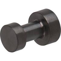 Handdoekhaak Geesa Nemox Geborsteld Zwart - thumbnail