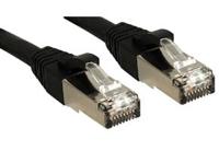 LINDY 45606 RJ45 Netwerkkabel, patchkabel CAT 6 S/FTP 7.50 m Zwart 1 stuk(s) - thumbnail