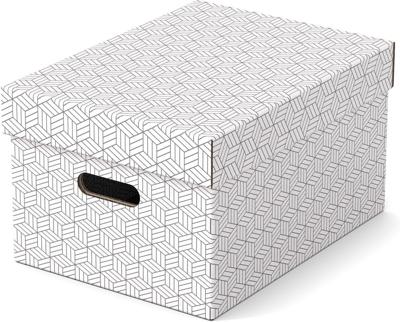 Esselte Home opbergdoos, ft 26,5 x 36,5 x 20,5 cm, wit, pak van 3 stuks Esselte Home opbergdoos, ft 26,5 x 36,5 x 20,5 cm, wit, pak van 3 stuks