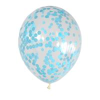 Blauwe Confetti Ballonnen (10 stuks / 46 CM) - thumbnail