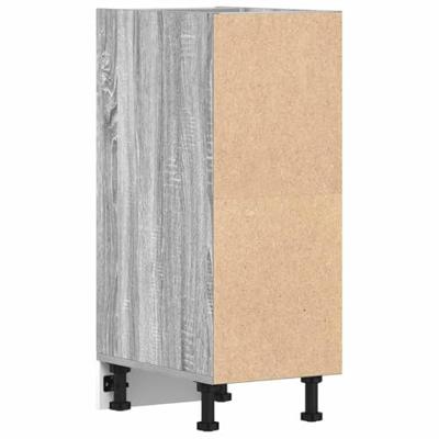Onderkast 30x44,5x81,5cm bewerkt hout grijs sonoma eikenkleurig
