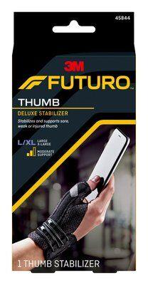 Futuro Deluxe Duimspalk 45844, Zwart Large/extra Large