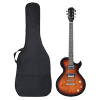 VidaXL Gitaar voor beginners elektrisch met tas 4/4 39" zwart - thumbnail